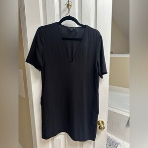Theory V-Neck Short Sleeve Dress